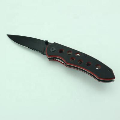 China Pocket Non-variable Black Folding Handle G10 Blade Stainless Steel Rescue Camping Knife FREE SAMPLE for sale