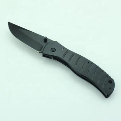 China Black Non-variable Folding Handle Stainless Steel Utility Knife Folding Survival Rescue Rescue Tools for sale