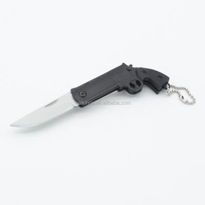 China KNIFE Gun Shape Souvenir SERVICE Pocket Knife With Key Chain for sale