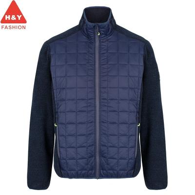 China Pattern Customization Mens Breathable Hybrid Down Jacket Lightweight for sale