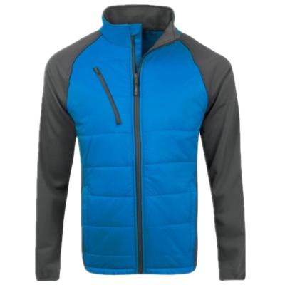 China Wholesale Viable Outdoor Waterproof Men's Padded Hybrid Jacket Without Hood for sale