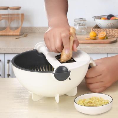 China Multifunctional Popular Selling ABS+PP Round Handle Vegetable Cutter for sale