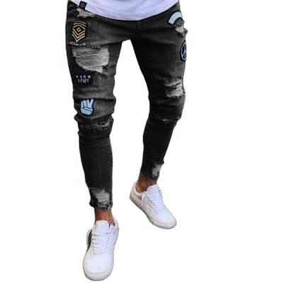 China Custom Made Breathable Hombre Jean-Pants Styles Stone Buttons Stacked Wash Pants Denim Fabric For Plus Size Mens Jeans for sale