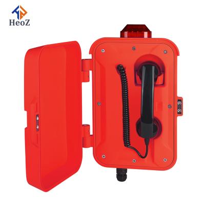 China HeoZ IP65 metros emergency phone cetic emergency phone mining waterproof phone HZ-WP1502003 for sale