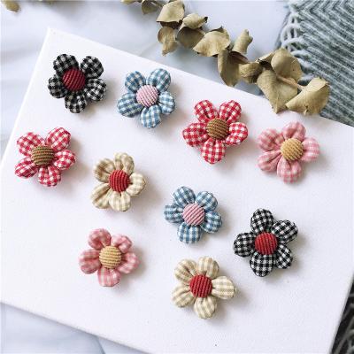 China Korean Style Bow Hairpins Flower Style Cloth Hair Accessories Female Hairpin for sale