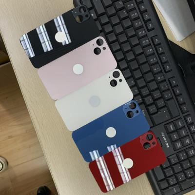 China Replacement NEW! High quality back glass for iphone mini pro big hole 13 13 max back cover for 13 pro for sale