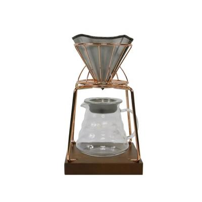 China Sustainable Travel Top Grade Gift Portable Outdoor Drip Coffee Maker Camping Set for sale