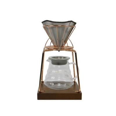 China Sustainable Travel Top Grade Gift Portable Outdoor Drip Coffee Maker Camping Set for sale