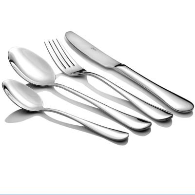 China Sustainable Silver Food Grade Flatware Stainless Steel Cutlery for sale