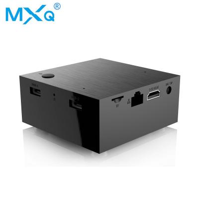 China Google Voice Search / MXQ Smart Speaker Streaming Smart Android TV Box with Google Voice Assistant and Speaker for sale