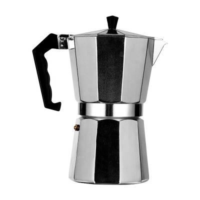 China Italian High Quality Anise Pot Aluminum De Moka Cafetera Espresso Viable Coffee Machine Accessories 3 Cups 150ML Coffee Mocha Pot Maker for sale