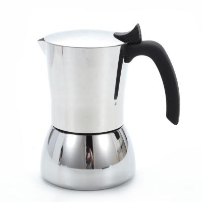 China High Quality Portable Mocha Cafetera Espresso Coffee Maker Stainless Steel Coffee Cups Viable Coffee Pot Mocha Espresso 4 Accessories for sale