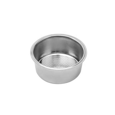 China Original Good Mesh Holes Factory New Design Premium Quality Stainless Steel 51MM Color 2-Cups Coffee Tool Double Walled Filter Basket Coffee Design for sale