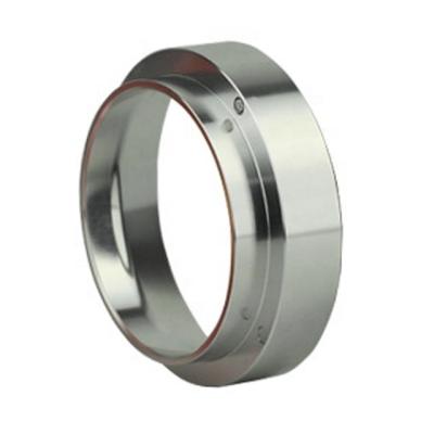 China Viable Magnetic Coffee Ring 58MM Alloy Sliver Material Color With 58MM Portafilter Durable And Convenient Factory Supply for sale