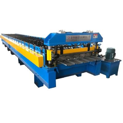 China Garment Shops Galvanized Steel Wall Sheet Cold Roll Former Trapezoidal Sheeting Roll Aluminum Sheet Panel Sheet Forming Machine for sale