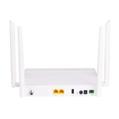 China FTTX FTTH AX1800 Dual Band WIFI6 GPON ONU 2GE+POTS+CATV+2.4G 5G for sale