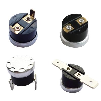 China Electromobile battery temperature overheat protector switch for electromobile battery, thermal cut out limit switch KSD301 H31 250V 16A 50C 55C for sale