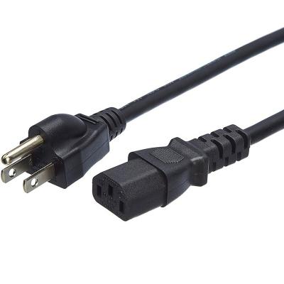 China China USA high quality home appliance plug 3 core power cable for pc laptop computer wholesale power cord made in china for sale