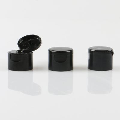 China Non Refillable Plastic Cosmetic Packaging Plastic Flip Lids 20mm 18mm Screw Cap Top Cap for sale