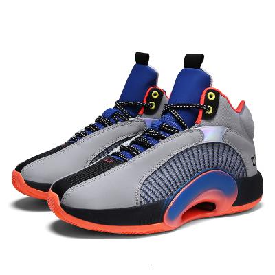 China 2021 fashion new trend design wholesale in the running soft men's basketball style shoes breathable basketball shoe for sale