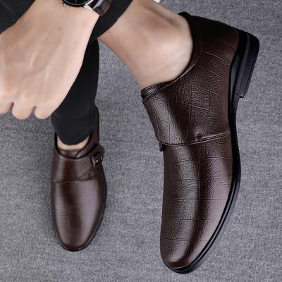 China Wholesale Men's Casual Shoes Lit Leather Trim Luxury Genuine Leather Stylish Shoes For Men for sale