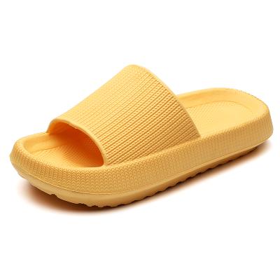 China Wholesale Custom Made Light Weight 2021 Indoor Home Soft Bottom Soft Toe With Soft Thick Sole Open Slippers for sale