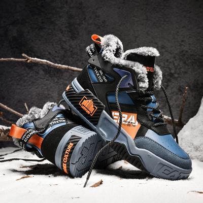 China 2021 winter anti-skid ankle boots fashion men's snow boots anti-skid plush warm cotton warm sneakers snow boots for men for sale