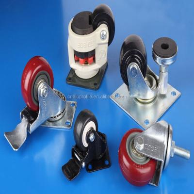 China Door Best Selling Shanghai Decorative Aluminum Caster Wheel for sale