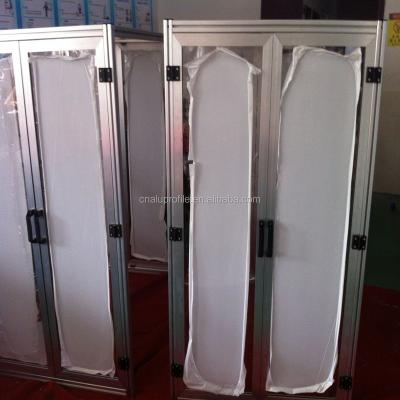 China door & Window 6063T5 T Slot Extrusion Powder Coated Aluminum Profile Frame For Window And Door for sale