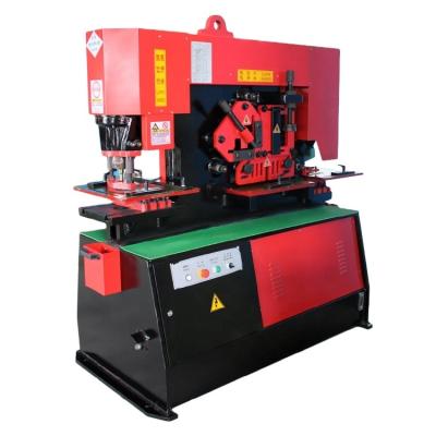 China Factory 160T Hydraulic Locksmith Universal Flat Bar Shear and Punch Shear and Worker Punching Machine for I-beam for sale