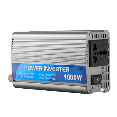 China 1000W Auto-Inverter 12V 24V DC 220v 230v 240v Off-Grid Modifizierter Sinuswellen-Inverter zu verkaufen