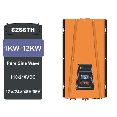 中国 3KW 5KW 6KW 8KW 10KW 12KW 純正弦波インバーター 24V 48V から 220V 230V 234V 販売のため