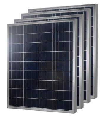 China 100w 200w paneles solares de vidrio de aluminio de células poli OFF La red en la red panel solar en venta