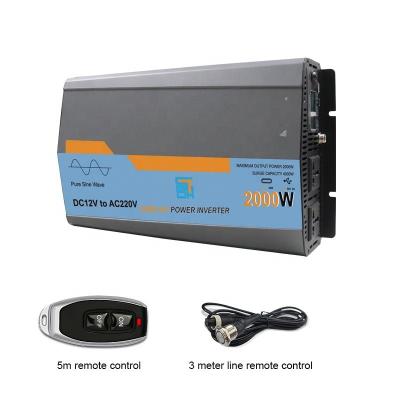 China 2kw 2000W Pure Sine Wave Charger Inverter High Voltage Cut Off Range 14.8V/31V for sale