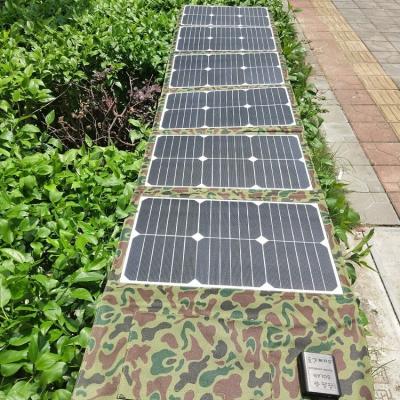 China Portable Foldable Solar Panel 120w 100w Folding Solar Panel For Outdoor Hiking for sale