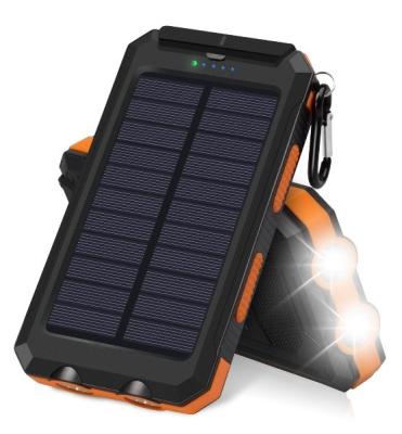 China OEM ODM Solar Powered Power Bank 10000mah Solar Powerbank With Li-Polymer Battery for sale