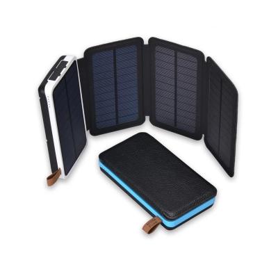 China Water Proof Travel Solar Power Bank 20000mah Solar Charger For Mobile Phone for sale