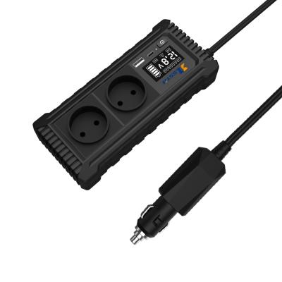 China Invertidor de potencia para automóviles de 12 V CC a 110 V AC 220 V con USB y tipo C en venta