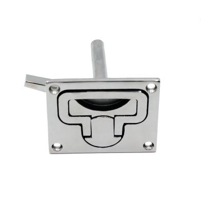 China Boat Hardware Fitting Hot Selling SS Boat Hatch Latches Turn Lock Lift Handle for sale