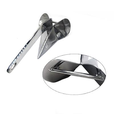 China Factory Direct Mirror Polished 316 Stainless Steel Marine Delta Anchor < 1000kg for sale