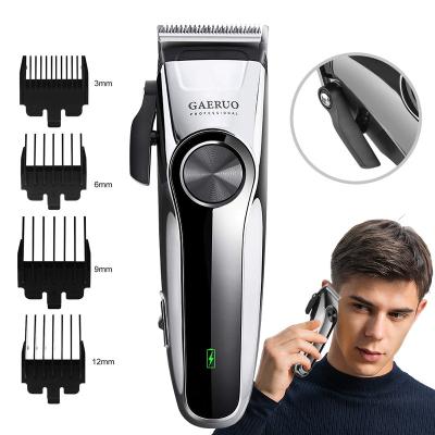 China Professional Cordless Hair Clippers Barber Hair Trimmer For Men Hotel Quality LCD Trimmer RFC1713 Te koop