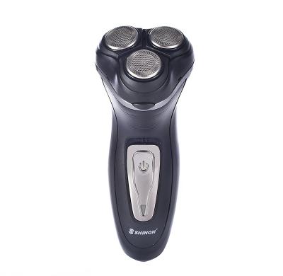 China Sustainable 3 Blade Shinon Adult Electric Personal Shavers Black Professional Razor Razor for sale