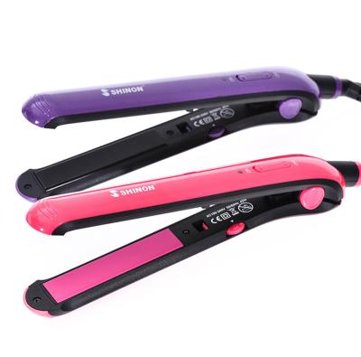 China Portable Lightweight Hair Straightener Heat Straight Hair Stick Straight Hair Straighteners Dual Use Dual Iron Adjustable Flats for sale