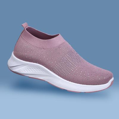 China New Fashion Light Weight Flat Shoes Women Sports Shoes Ladies Casual Sports Shoes for sale