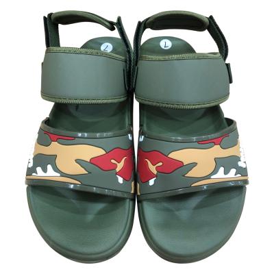 China New 2021 Comfortable High Quality Camouflage Pattern Gentlemen's Sandals Waterproof Slippers for sale