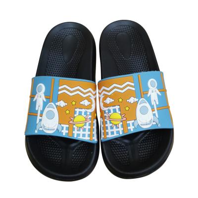 China 2021 Eva Comfortable Outdoor Blue Boys Comfortable PVC Summer Cool Soft Slippers for sale