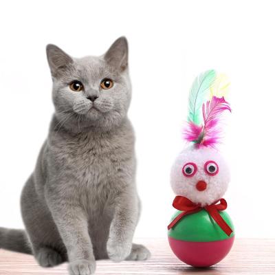 China Viable Price Cheap Pet Toys Plush Snowman Wholesale Style Cat Toys 2021 Rocker for sale