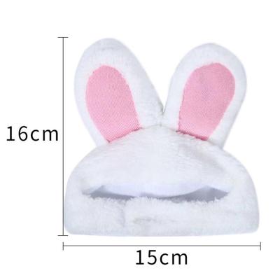 China Viable Dog Cat Hats Halloween Accessories Pet Hats Performance Props Cute Rabbit Ears Hat For Cat for sale