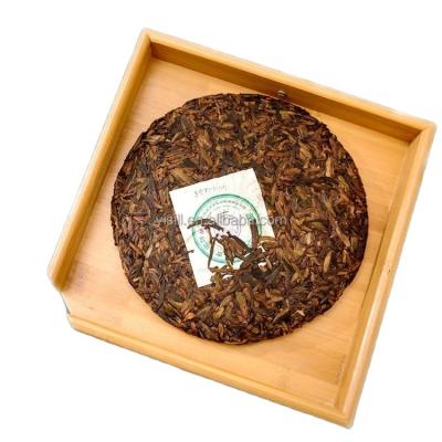 China Raw Sheng Pu Erh Yunnan Black Tea Cake 357g Highest Grade Of Compressed Tea 2009 Fermented Slim Fit Puer Tea for sale