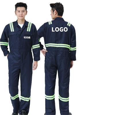 China Men's Auto Repair Electrical Work Clothes Welder Uniform Crew Workwear Protective Suit Anti-Static Work Shop Clothing for sale